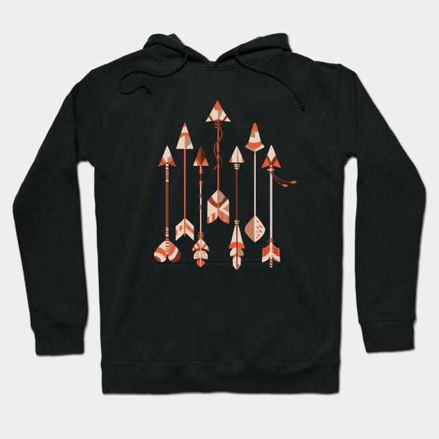 Tribal Arrows Hoodie by origato